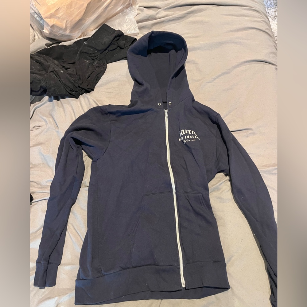 Barrios Black Zip-Up Hoodie